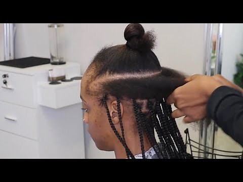 Knotless Braids on Sparse/Thin Edges| Tiffani Renae