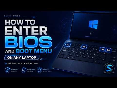 How to Enter BIOS and Boot Menu on Any Laptop | HP, Dell, Lenovo, ASUS, MSI