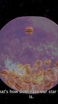 The True Scale of Our Solar System 🌍☀️🚀 Mind Blowing Space Facts