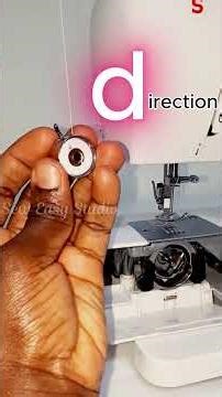 How to Remove and Replace a Vertical Bobbin Clear the Thread #bobbinwinding #sewing #sewingmachine