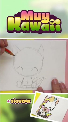 HOW TO DRAW A KAWAII UNICORN 💖 easy kawaii drawings 💖 Learn to draw with Jape
