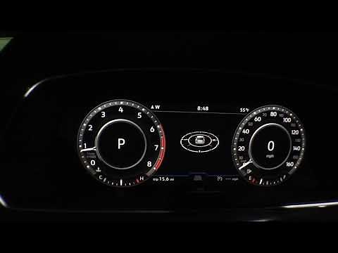 The Digital Dash Display in the New VW Tiguan