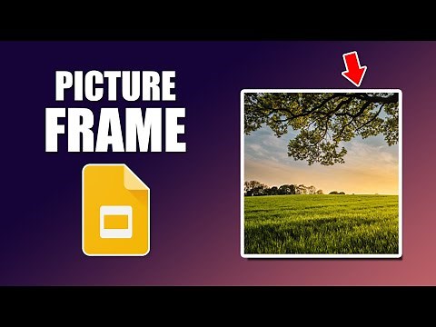 How to add picture frame in google slides