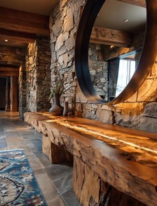 Beautiful entrance hall ideas🤎 #interiordesign #vqnu #rustic #consoletable #entrance | VQNU