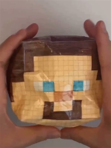 Create Your Own Minecraft Steve Paper Squishy