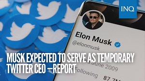 Elon Musk is expected to serve as Twitter Inc's temporary chief executive officer for a few months after he completes his $44 billion acquisition of the social media firm, CNBC reported on Thursday, citing sources. | via Reuters | INQUIRER.net