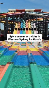Fun starts here! 👇🏻😍 If you’re looking for an epic day out these school holidays in Sydney, @westernsydneyparklands delivers. Home to playgrounds, walking trails, picnic spots and farms as well as Sydney’s biggest water park and an epic FREE MTB and BMX track. Best of all, @ragingwaterssydney is offering families $25 off day tickets for the school holidays when you book online (using the code 25PARKLANDS) plus there are discounts on lots of attractions - head to greatersydneyparklands.nsw.gov