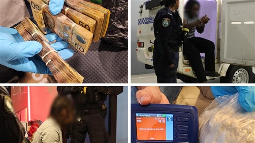 Police charge 18, seize 270kg of drugs