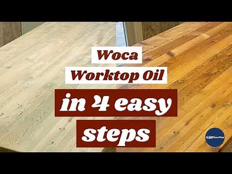 Woca Worktop Oil in 4 Easy Steps