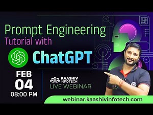 Live Webinar: Prompt Engineering Tutorial with ChatGPT