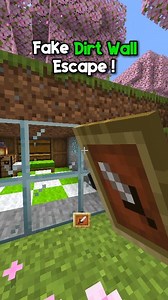 Minecraft Fake Dirt Wall Escape! 🤯 Shaders : - Texture Pack: - Music : Rock That Body #reels #minecraft #minecraftbuilds #minecrafttutorial | Itsciken