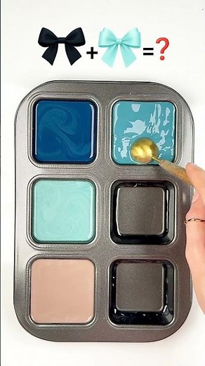 “Triple Blue-Violet Magic 🎨✨ | Mix & Match Colors” #colormixing #artshorts #colors #colorpalette