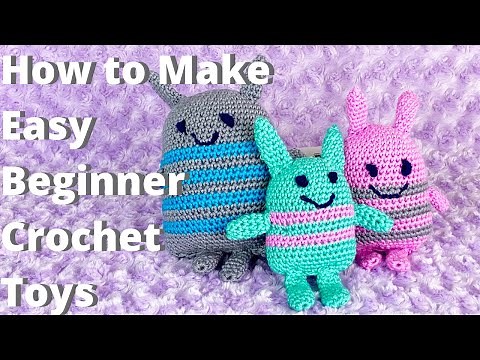 Lovey Babies Crochet Toy Pattern Easy Beginner Project that is Quick and Great for Anyone