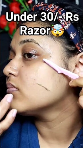 Facial Hair Removal By Razor🤯| How Real Skin Looks Before And After Shaving #beautyqueenmadhu #mfam