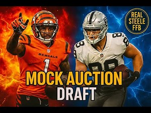 12-Team PPR Mock Auction Draft Strategy! (ESPN Fantasy Football 2025)