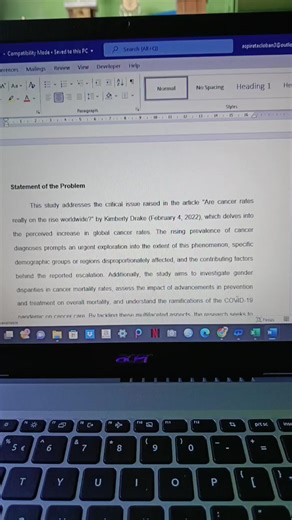 Thesis Statement: Research Problems and Solutions