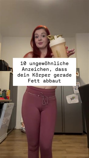 10 Anzeichen für Fettabbau und Körperveränderungen