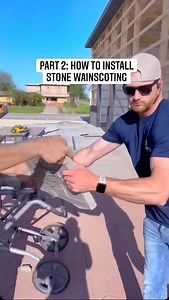 Beachy Buildings | Part 2: How to install the NEW Affinity Stone Wainscoting #barndominium #howto #part2 | Instagram