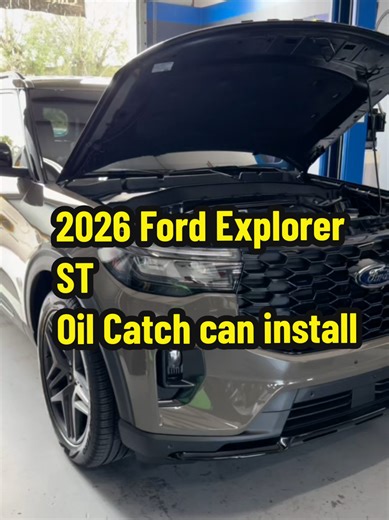 Installed an oil catch can on the 2026 Explorer to keep oil vapors out of the intake, reduce carbon buildup, and help the engine breathe easier long-term. Small mod, big peace of mind—especially for boosted or daily-driven setups. #OilCatchCan #EngineHealth #FordExplorer #DIYInstall #CarMods