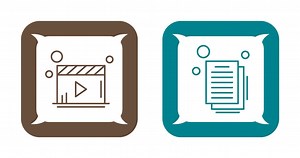 Video Player and Document Icon