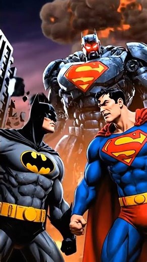 Batman vs Superman #batmanvssuperman #spidermanvssuperman