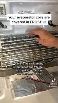 Why Isn’t Your Fridge Cold? Your Evaporator Coils Could Be Covered in Frost | FIX.com