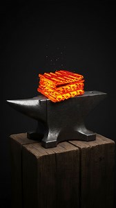 From Steel Rods to Handmade Damascus Pattern Art #steel #damascus #forging | Edge Motion