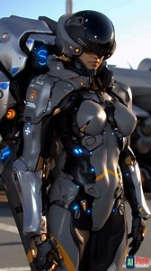 Jet Propulsion Test of Titan Suit PV II_Running Sequence #cyberpunk #AIPunkStudio #Scifi #Cyborg #Aimedia #aishorts AIPunkStudio | AIPunkStudio