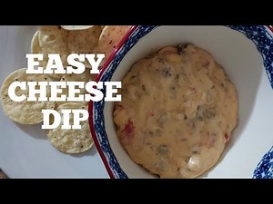 Easy Cheese Dip With Rotel Tomatoes