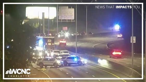 One person killed in I-77 crash near Uptown Charlotte
