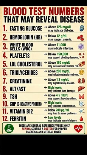 Blood Test Numbers That Reveal Hidden Diseases Before Symptoms Start