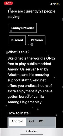 How to play among us with mods