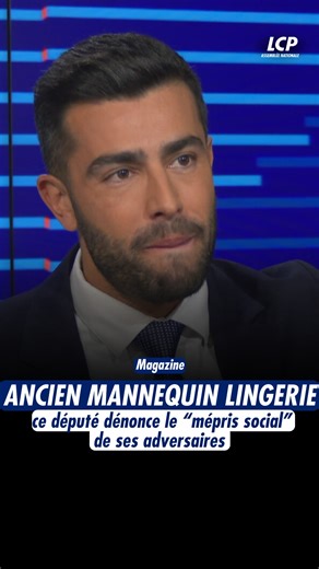LCP-Assemblee nationale on Instagram: "💬"Ces photos là m'ont permis de financer la vie à New-York qui coûte très cher lorsque l'on est étudiant". 👉@bruno_clavet explique pourquoi il a réalisé des clichés de lingerie lorsqu’il était étudiant, qu’il assume cette période lointaine de sa vie, dénonce le mépris social de ses adversaires politiques et de certains journalistes, et rappelle qu'"il n’y a pas de métier interdit" pour faire de la politique. 🎙Le député RN du Pas-de-Calais était l'invité