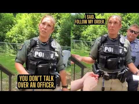 Homeowner Refuses Entry Without a Warrant — Cop Loses His Temper