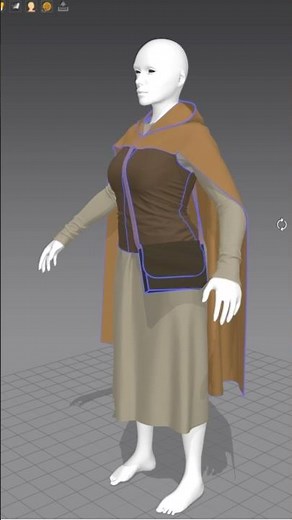 Creating clothes in Marvelous Designer.