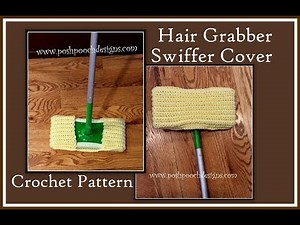 Hair Grabber Swiffer Cover Crochet Pattern