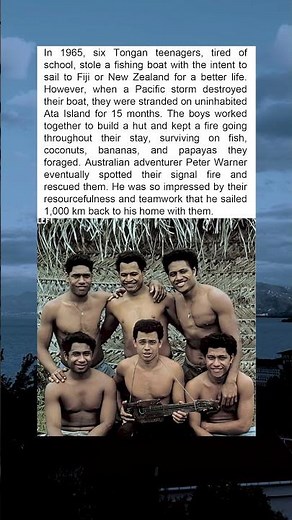 From Despair to Hope: The 15-Month Island Survival of Six Brave Tongan Teens