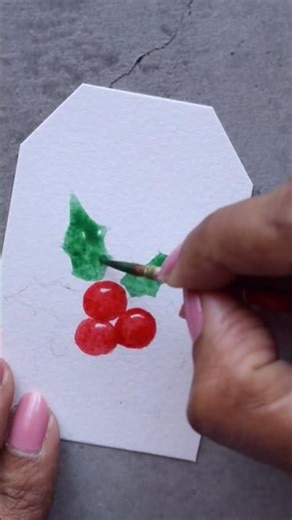 Easy Gift Tag for Christmas Gifts 🎁 | DIY Gift Tag Idea | Holiday Gift Tag #christmas #ytshort