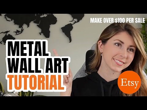 Make $100+ Per Sale With Metal Wall Art and Print on Demand (Metal Wall Art POD Tutorial)