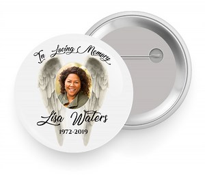 Memorial Buttons – Funeral Memorial Ribbons – DisciplePress