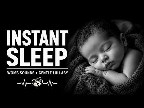 BABY SLEEP MUSIC THAT SOOTHES IN SECONDS! 😴 Extra Relaxing Baby Lullaby | Dark Screen NoAd
