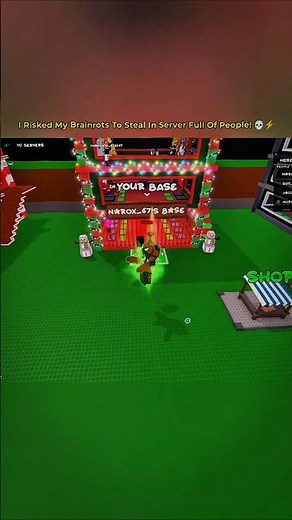 Holy Clutch In Server Of Many People! ☠️⚡ || #stealabrainrot