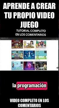 COMO CREAR UN VIDEO JUEGO 🎮👾
