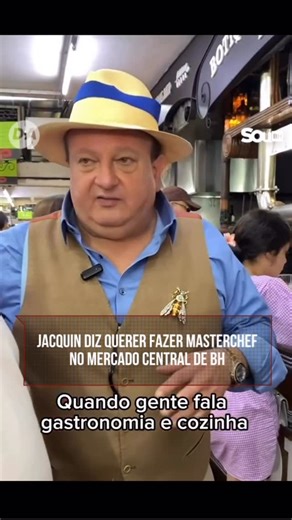 Sou BH on Instagram: "🍴Erick Jacquin visita o Mercado Central de BH, elogia a gastronomia mineira e sugere gravar um episódio do MasterChef Brasil no espaço O chef francês Erick Jacquin continua sua passagem por Belo Horizonte e, dessa vez, visitou o Mercado Central, um dos principais símbolos da gastronomia mineira. Durante a visita, realizada nessa última quarta-feira (14), o jurado do MasterChef Brasil elogiou as iguarias locais e, além disso, sugeriu a gravação de um episódio do reality cul