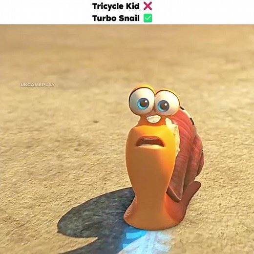 turbo snail vs tricycle kid! 🐌⚡ #shorts #cartoon