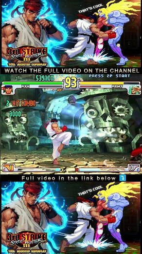 EPIC! Ryu vs Remy in Street Fighter III 3rd Strike