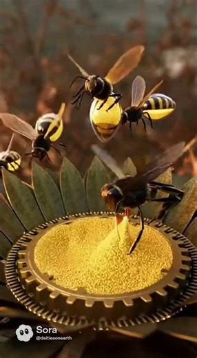 Future Mechanical Nectar: The Rise of AI Robot Bee's