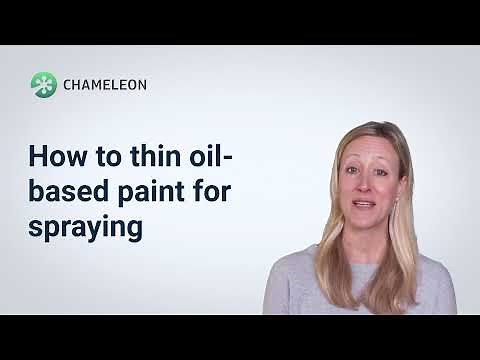 How to thin oil-based paint