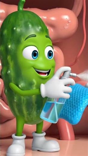Cucumber vs Your Body 🥒 | Fun Health Cartoon