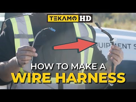 How to assemble a CABLE HARNESS - electrical wiring for heavy equipment repair